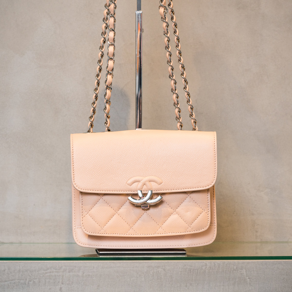 お値下げ☆CHANEL⭐︎バレリーナ⭐︎希少なキャビアスキン シャネル/ハンドバッグ/台形バッグ/マトラッセ/黒/キャビア