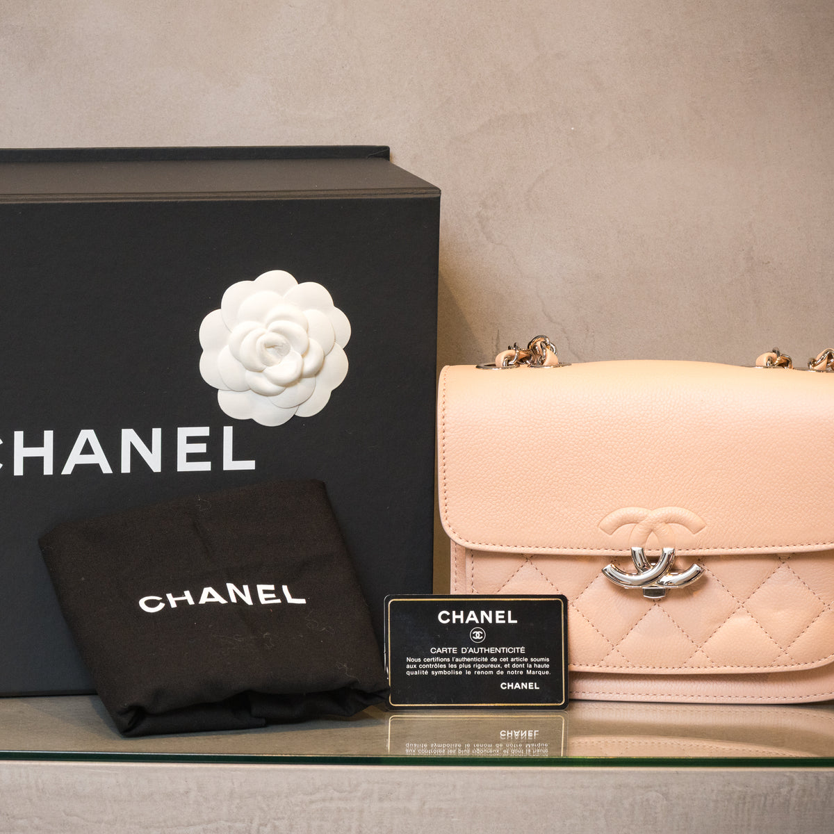✨cil☆cil 様✨専用✨✨CHANEL シャネル ココロック Wホック CHANEL(シャネル) ココハンドル14．5キャビアスキン2WAY