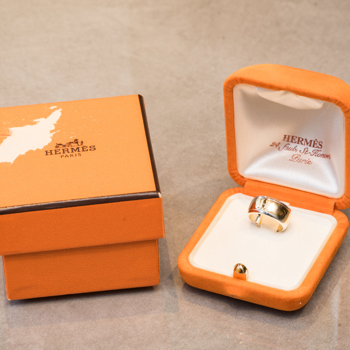 HERMES エルメス Hロゴ リング 43 – The BOUTIQUE