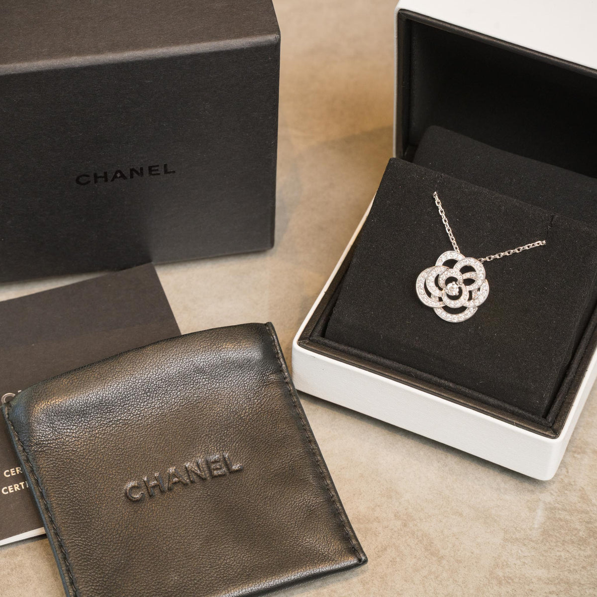 CHANEL シャネル カメリア コレクション ネックレス ミディアム – The