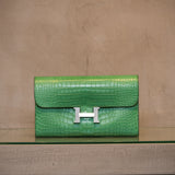 HERMES　エルメス　コンスタンスロング　アリゲーター　バンブー