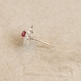 Pt950/Pt900　プラチナ ノーヒートルビー　ダイヤモンド