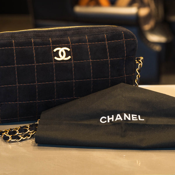 CHANEL シャネル チョコバー スエード