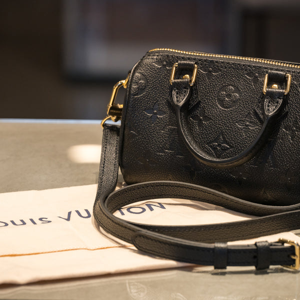 LOUIS VUITTON　ルイヴィトン　モノグラム アンプラント　ナノ・スピーディ