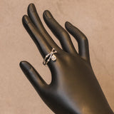 K18WG　ホワイトゴールド　ダイヤモンド　16号