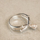 K18WG　ホワイトゴールド　ダイヤモンド　16号