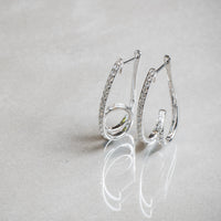 ピアス 18K/750 D0.43CT(片方)