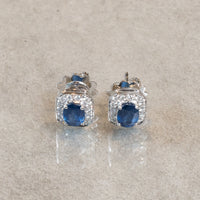 DAMIANI　ダミアーニ　サファイア ピアス