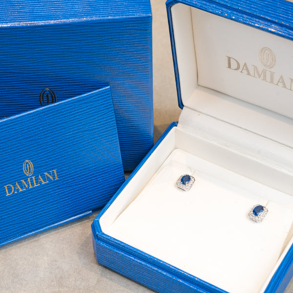 DAMIANI　ダミアーニ　サファイア ピアス