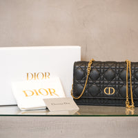 Christian Dior　クリスチャン・ディオール　ディオールカロ　カーフスキン
