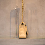 CHANEL　シャネル　マトラッセ ダイアナ25　ラムスキン　ベージュ