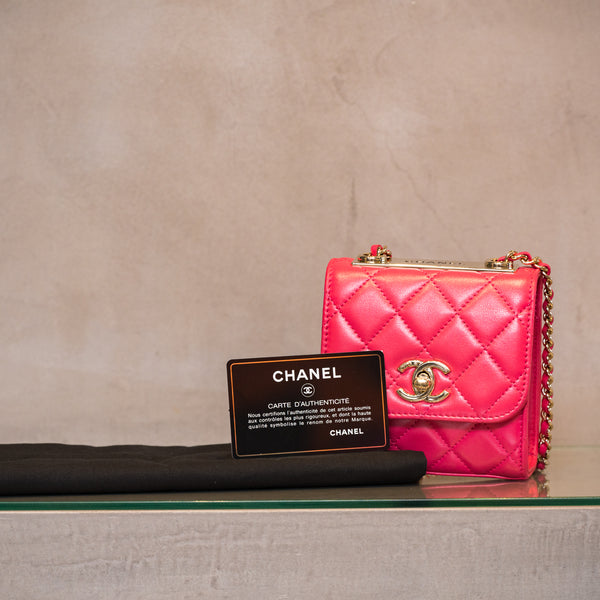 CHANEL　シャネル　トレンディCC　ラムスキン