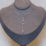 ネックレス K18WG D0.60CT BR0.42CT