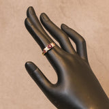 K18　イエローゴールド　ルビー　ダイヤモンド　8.5号