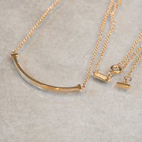 Tiffany&co.　ティファニー＆コー　Tスマイル ネックレス