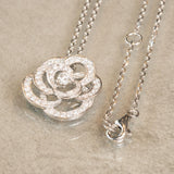 CHANEL　シャネル　カメリア コレクション ネックレス　ミディアム