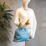 HERMES　ボリード35　トリヨンクレマンス　ブルージーン　