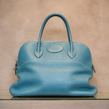 HERMES　ボリード35　トリヨンクレマンス　ブルージーン　