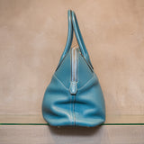 HERMES　ボリード35　トリヨンクレマンス　ブルージーン　