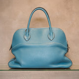 HERMES　ボリード35　トリヨンクレマンス　ブルージーン　