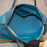 HERMES　ボリード35　トリヨンクレマンス　ブルージーン　