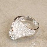 K18WG　ホワイトゴールド　ダイヤモンド　13号