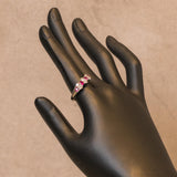 Pt900　プラチナ　ルビー　ダイヤモンド　13号