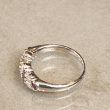 Pt900　プラチナ　ルビー　ダイヤモンド　13号