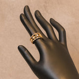 K18　ピンクゴールド　ダイヤモンドリング　11号