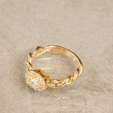 K18　イエローゴールド　ダイヤモンド　10号