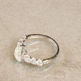 Pt900　プラチナ　ダイヤモンド　ペアシェイプカット