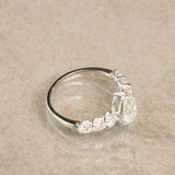 Pt900　プラチナ　ダイヤモンド　ペアシェイプカット