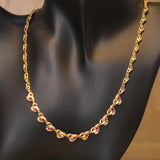 K18　イエローゴールド　ルビー　ダイヤモンド