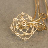 K18　イエローゴールド　ダイヤモンド