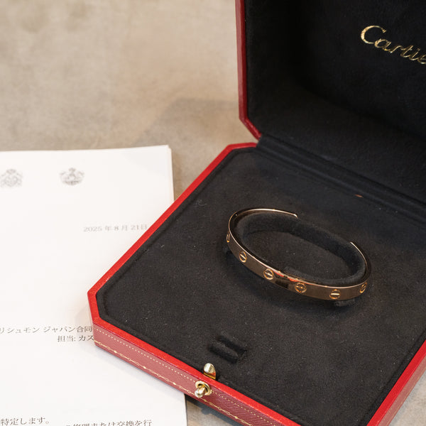 Cartier　カルティエ　ラブオープン バングル　16サイズ