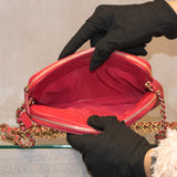 CHANEL　シャネル　マトラッセ　チェーンウォレット　ラムスキン　ローズピンク