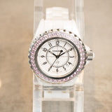CHANEL　シャネル　J12　ピンクサファイア ベゼル　33mm