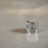 リング K18WG D0.50CT 13号