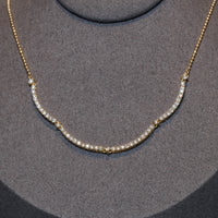 ネックレス K18　D1.00CT