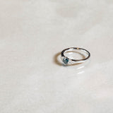 リング K18　TD0.25CT　D0.10CT 10号
